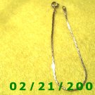 Vintage  7" Gold Plated 50's Bracelet (003)