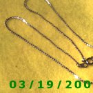 15" 2mm Gold Necklace  (E-3002)