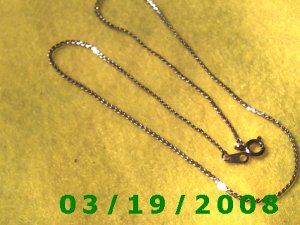 15" 2mm Gold Necklace  (E-3002)