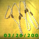 55" 4mm White Necklace  (E-4008)