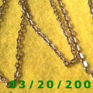 31" 3mm Gold Necklace  (E-4004)