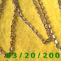 31" 3mm Gold Necklace  (E-4004)
