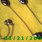 28" 1mm Gold Necklace w/Lead Beads  (E-4012)