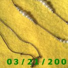 23 1/2" 1mm Gole Necklace w/Beads  (E-4017)