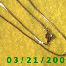 24" 1mm Gold Necklace  (E-4020)