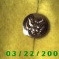 7/8" Gold Button Brass  (R002)