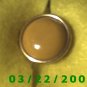 15/16" Button Cover Brass  (R001)