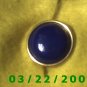 15/16" Button Cover Brass  (R002)