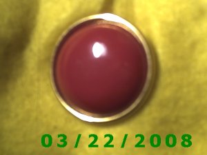 1" Button Cover Brass  (R004)
