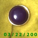 15/16" Brass Button Cover Maroon  (R005)
