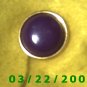 15/16" Brass Button Cover Maroon  (R005)