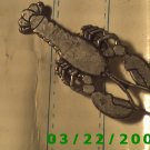 Set 4ea Button Covers, 1pr Pierced Earrings (Lobster  (R011)