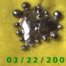 1 1/4 x 1 1/4" Silver Heart   (R046)