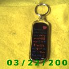 1 1/4 x 4 3/8" Silver Key Ring  (R002)