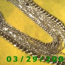 22" 16 Strand Silver Necklace (006)