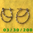 Silver Pierced Earrings  (026)