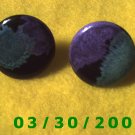 Multi colored Pierced Earrings  (015)