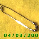 Silver Bracelet w/metal Beads   (004)