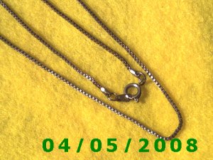 Silver Necklace    E5009