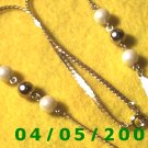 Gold Necklace w/Pearls     E5015