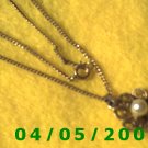Gold Necklace w/Pendant    E5023