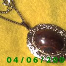 Silver Necklace w/Medalion     E5040
