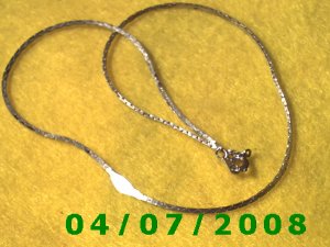 Silver Necklace     E5042