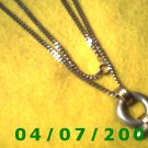 Silver Necklace w/Pendulum     E6016