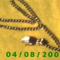Silver Necklace w/Charms w/Hand     E6022