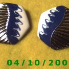 Silver Pierced Earrings     Q008
