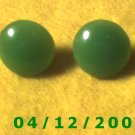Green Pierced Earrings      Q1004