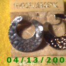 Round Silver Pierced Earrings       Q2019