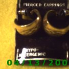  Hoop Gold Pierced Earrings        Q2027