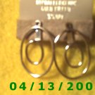 Gold Filled Pierced Earrings      Q2008