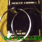 Hoop Silver Pierced Earrings      Q2022