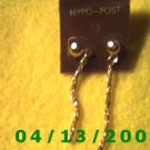 Gold Pierced Earrings Q2030