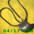 Silver Necklace w/Pendalum     E3018