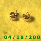 Gold Hoop Pierced Earrings    Q3001