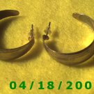 Silver Hoop Pierced Earrings    Q3033