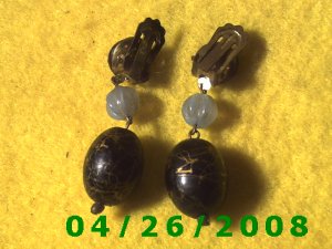 Bead Clip On Earrings      095
