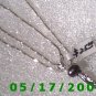 16" Silver .925  Necklace 1.5mm w/charm .925 (005)