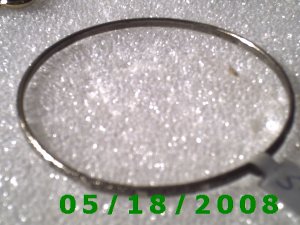 2 1/2" Silver Bracelet Inside Diameter (009)