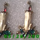 Candle Pierced Earrings     C013