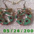 Wreath Pierced Earrings     C019