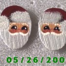 Santa Pierced Earrings     C021
