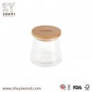 Beech Various Design Wooden Lid For Glass Jar