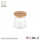 Beech Various Design Wooden Lid For Glass Jar