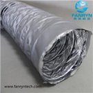 Aluminum&silicone fiberglass cloth flexible duct