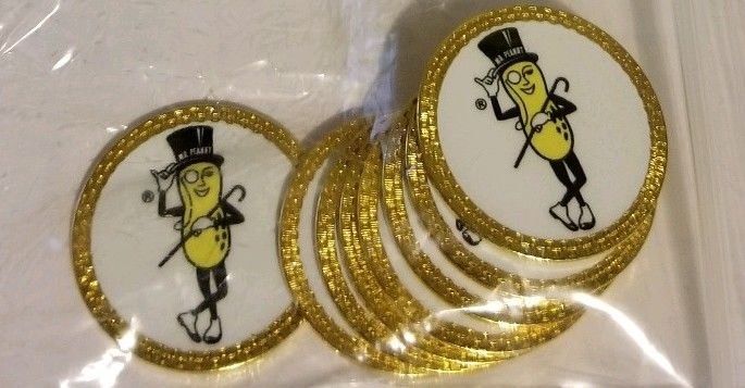 Planters Mr. Peanut Logo Golf Ball Marker New!!