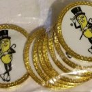 Planters Mr. Peanut Logo Golf Ball Marker New!!